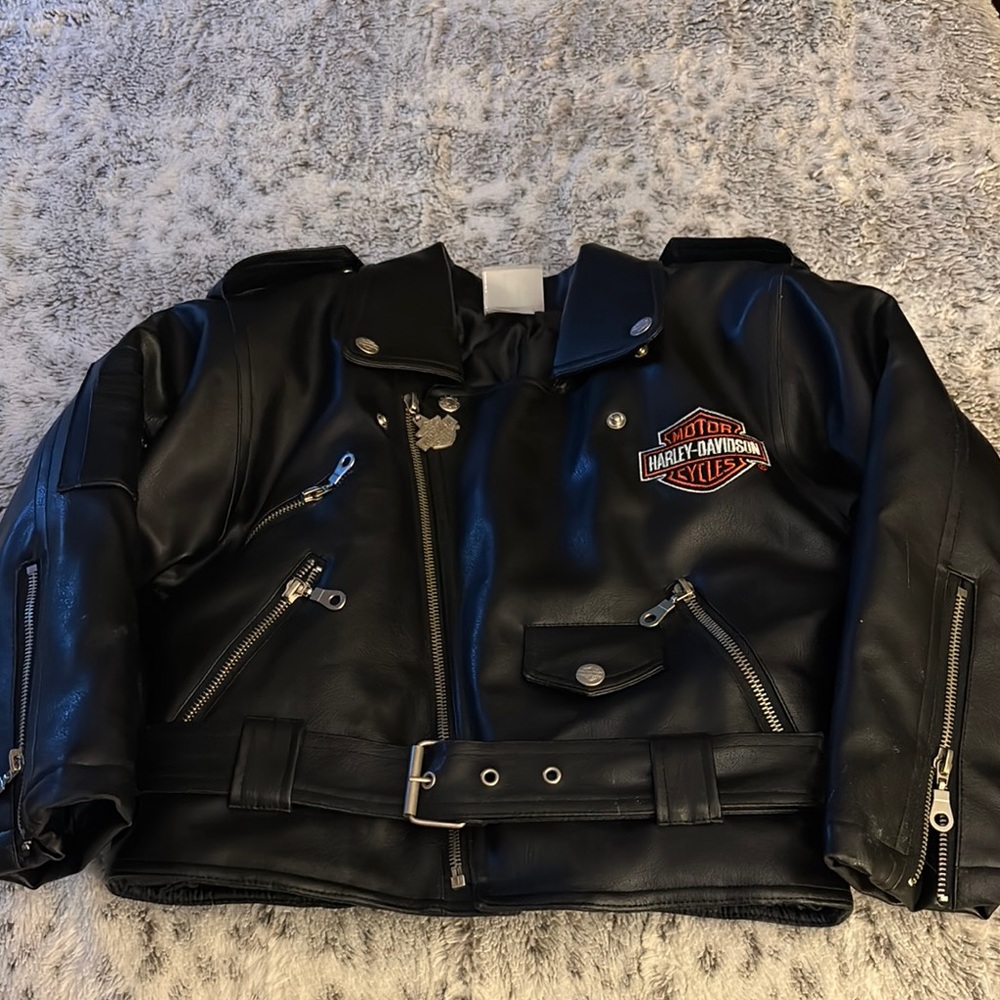 Harley-Davidson Kids Black Leather Jacket